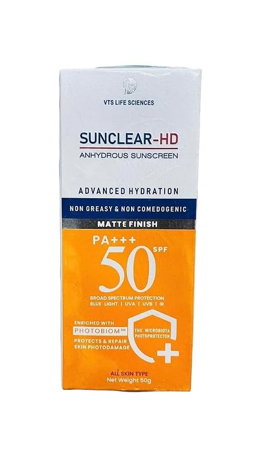 Sunclear HD Anhydrous Sunscreen SPF 50 PA+++