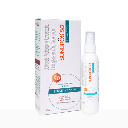 Suncros Aqua Lotion SPF 50-clinikally