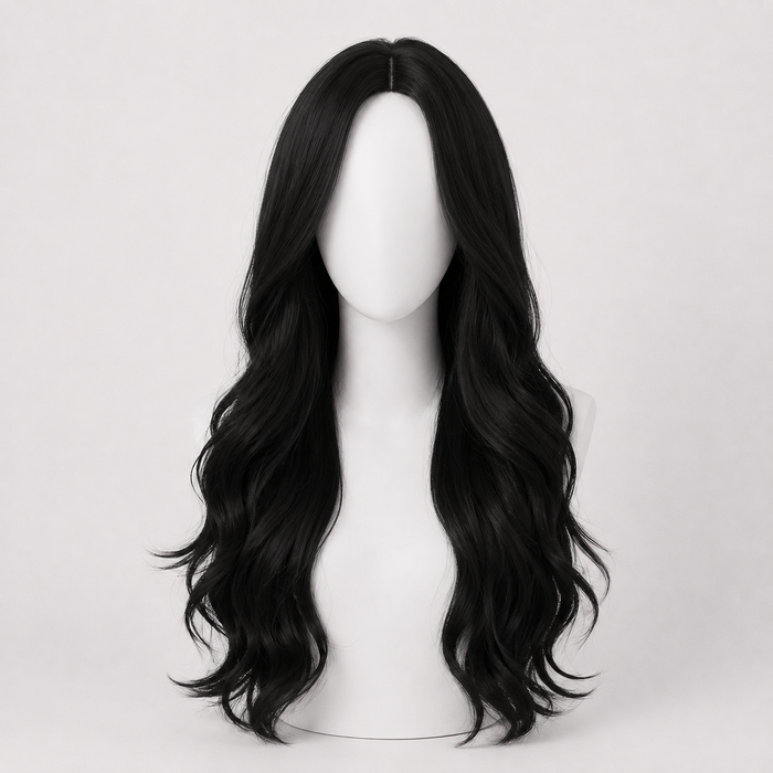 "Talia" - Long Black Wig
