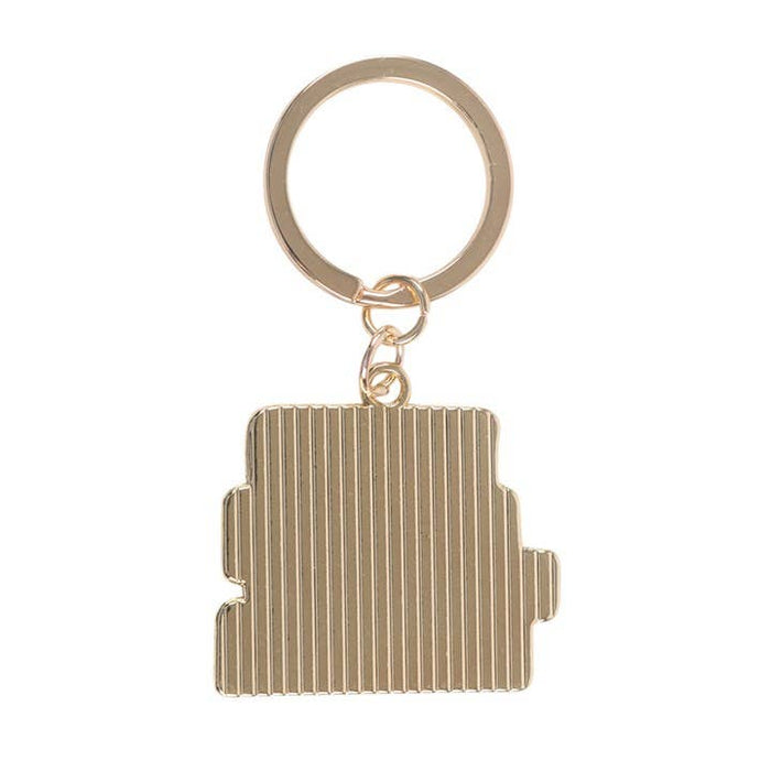 The Haunted Library Book Stack Gothic Halloween Keyring