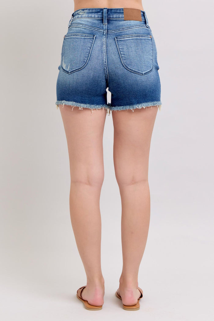 VFront Raw Hem Shorts 15292