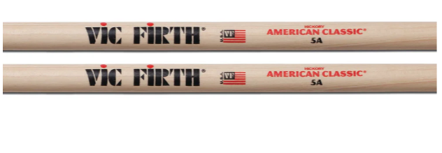 Vic Firth American Classic 5A Wood Tip (Pair) Drum Sticks