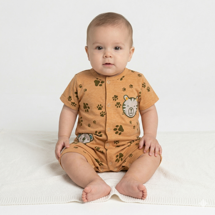 Wild Boy - Half Sleeve- Summer Romper Simon