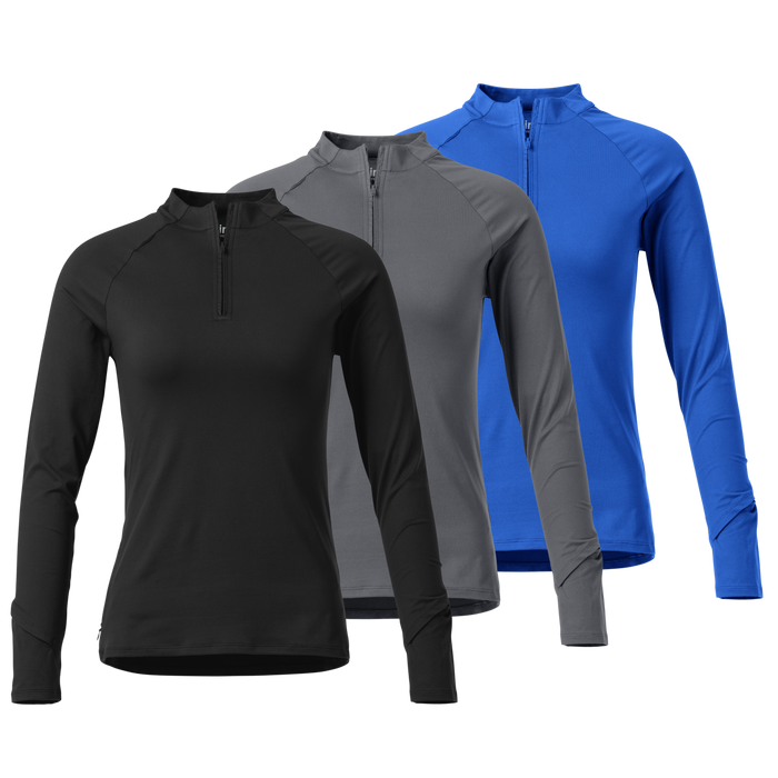 Women's Watch Window Quarter Zip Multipack