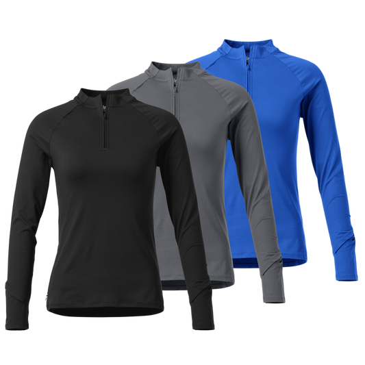 Women's Watch Window Quarter Zip Multipack