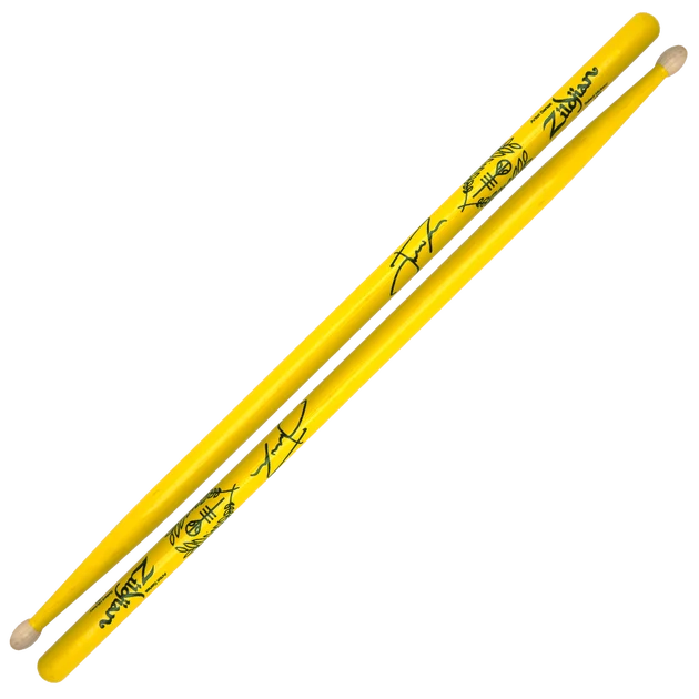 Zildjian ZASJD2 Josh Dunn Signature "Trench" Yellow (Pair) Drum Sticks