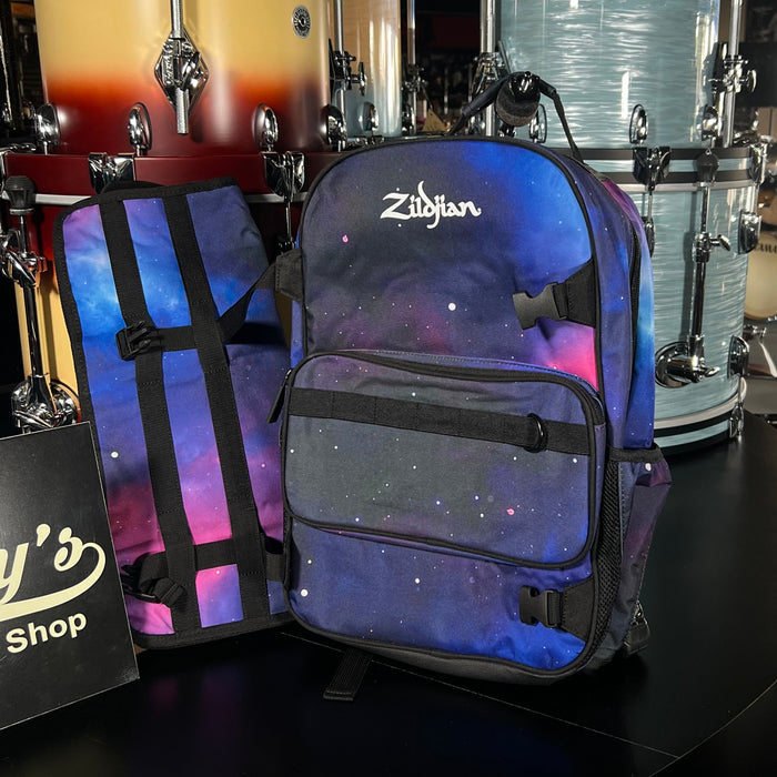 Zildjian ZXBP00302 Student Series Backpack/Stick Bag Combo in Purple Galaxy